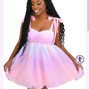 Large my violet pastel dress
